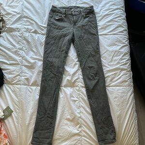 JOES jeans, grey straight leg, mid rise. Size 26